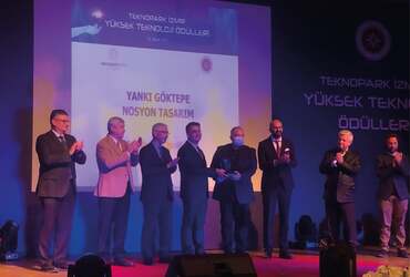We received the Technopark Izmir 'High Technology Award'.